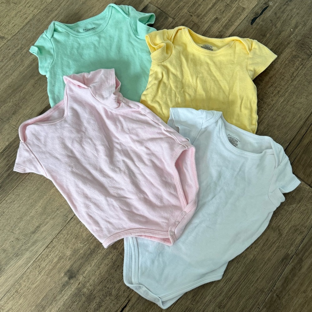 Toddler 24 month, set of 4 onesies